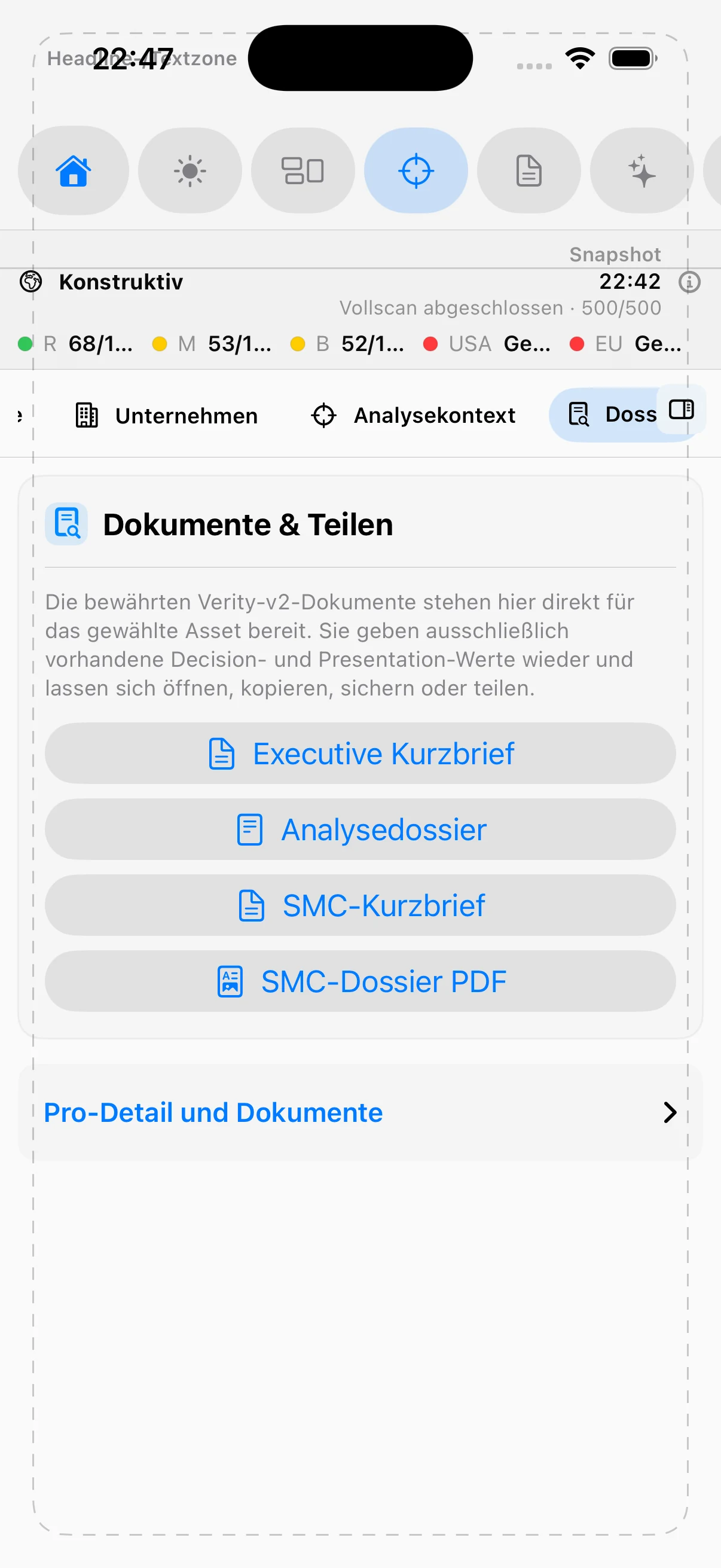 Dokumente und Teilen auf dem iPhone